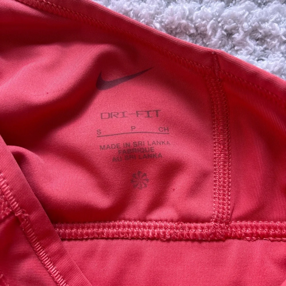 Nike Red Racerback Sports Bra with Wide Straps - Picture 4 of 6